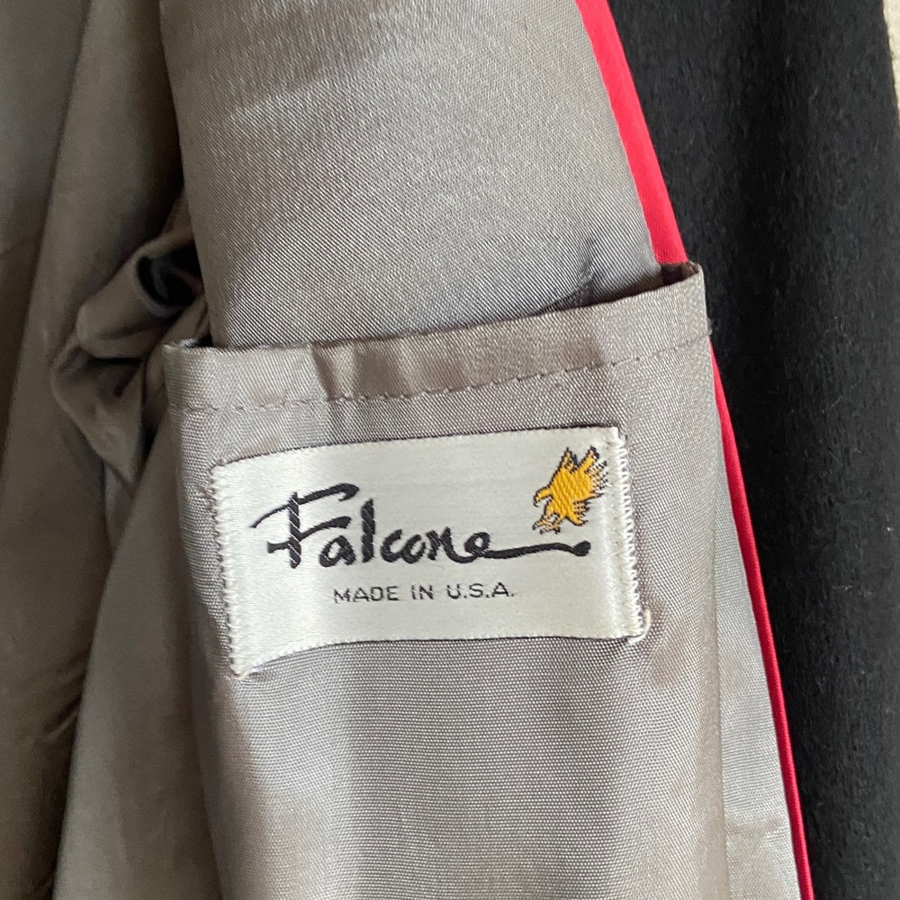 VINTAGE Falcone classic men's wool double breasted fully lined.overcoat Size M/L - Picture 9 of 14